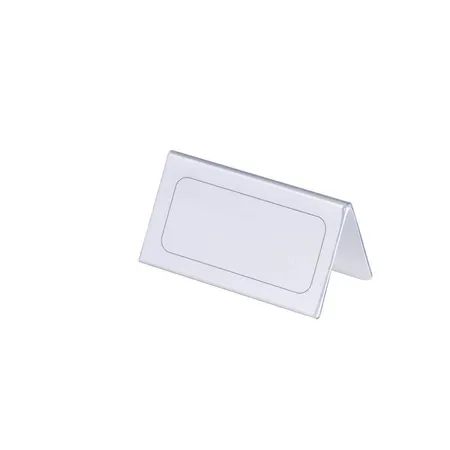 Durable 805119 Tischnamensschild, Einsteckschilder 52-104?x?100?mm, transparent