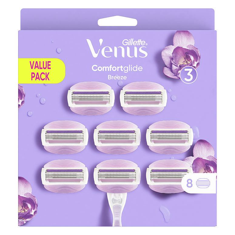 Venus Comfortglide Breeze Razor Blades 8pcs