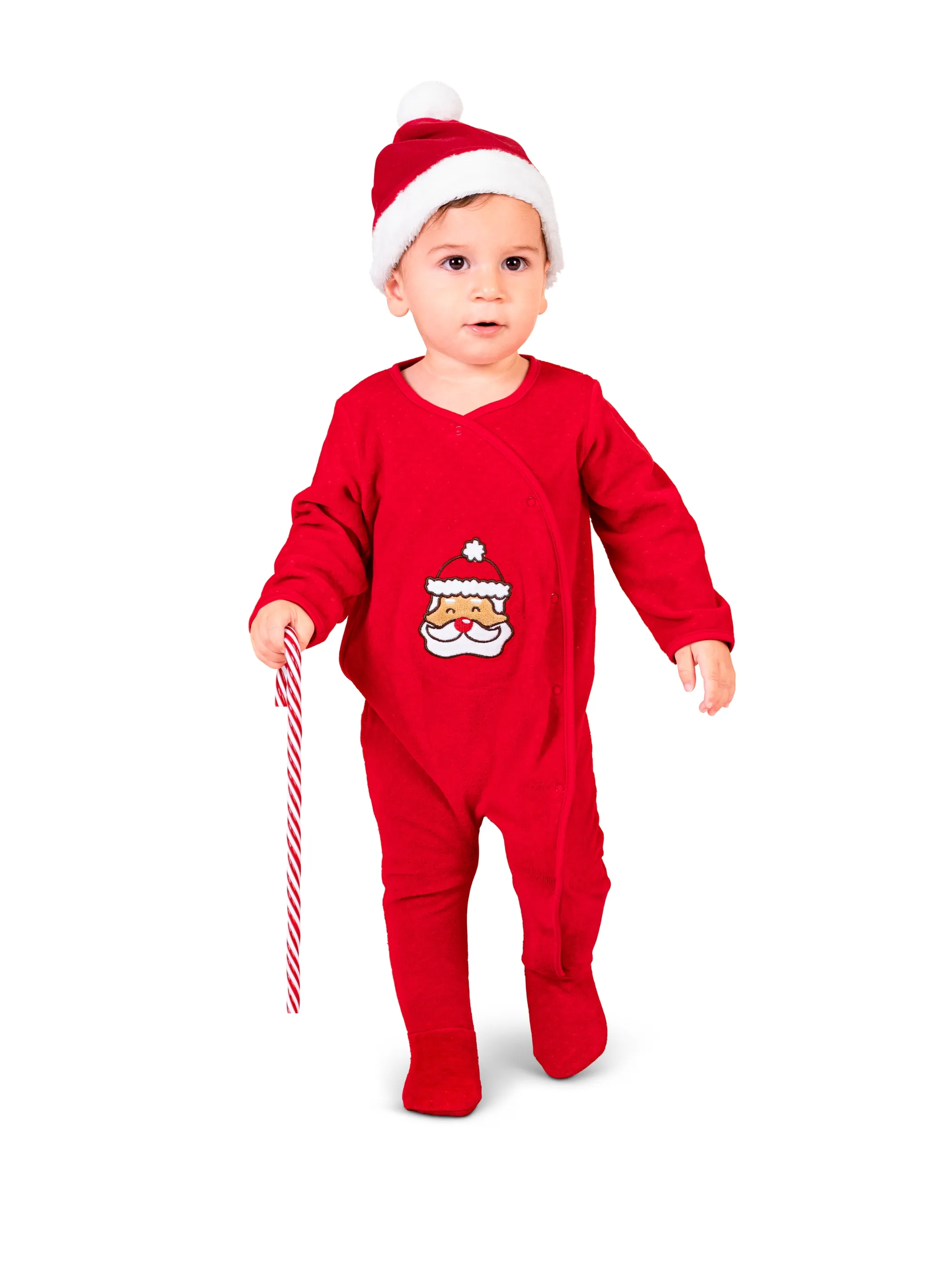 Baby Strampler im Weihnachtsmotiv