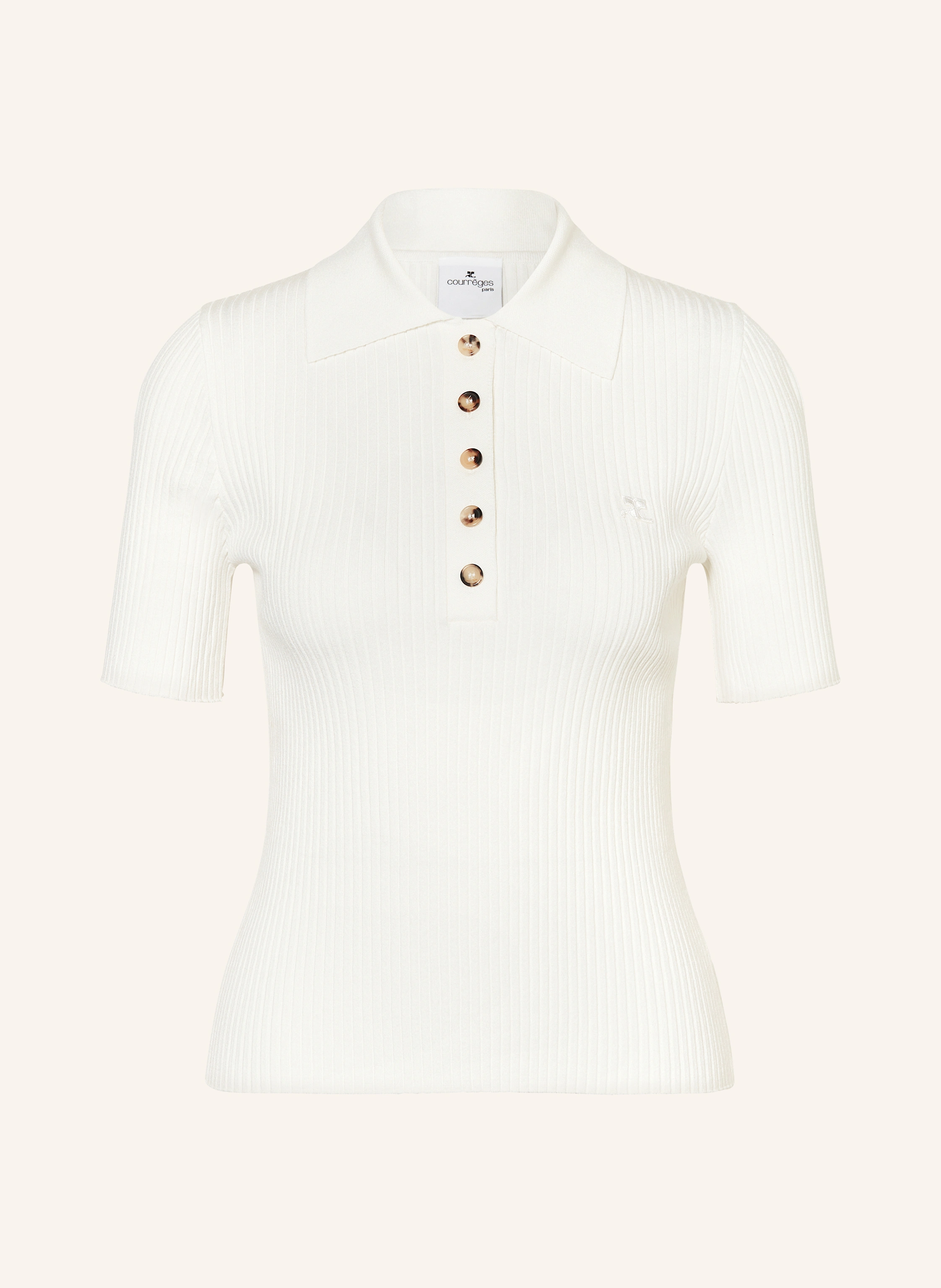 Courrèges Strick-Poloshirt
