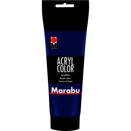Marabu Acryl Color, Dunkelblau 053, 225 ml