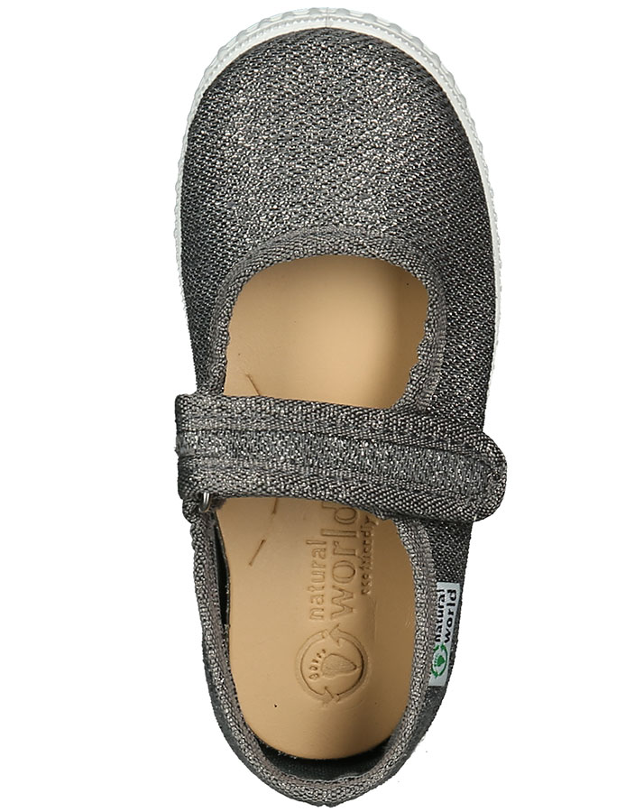 Ballerinas GLITTER GIRL in metallic silber