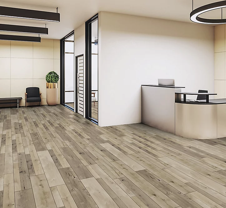 Sol stratifié Bexhill GoodHome effet chêne 8mm - 138 cm x l.19 cm
