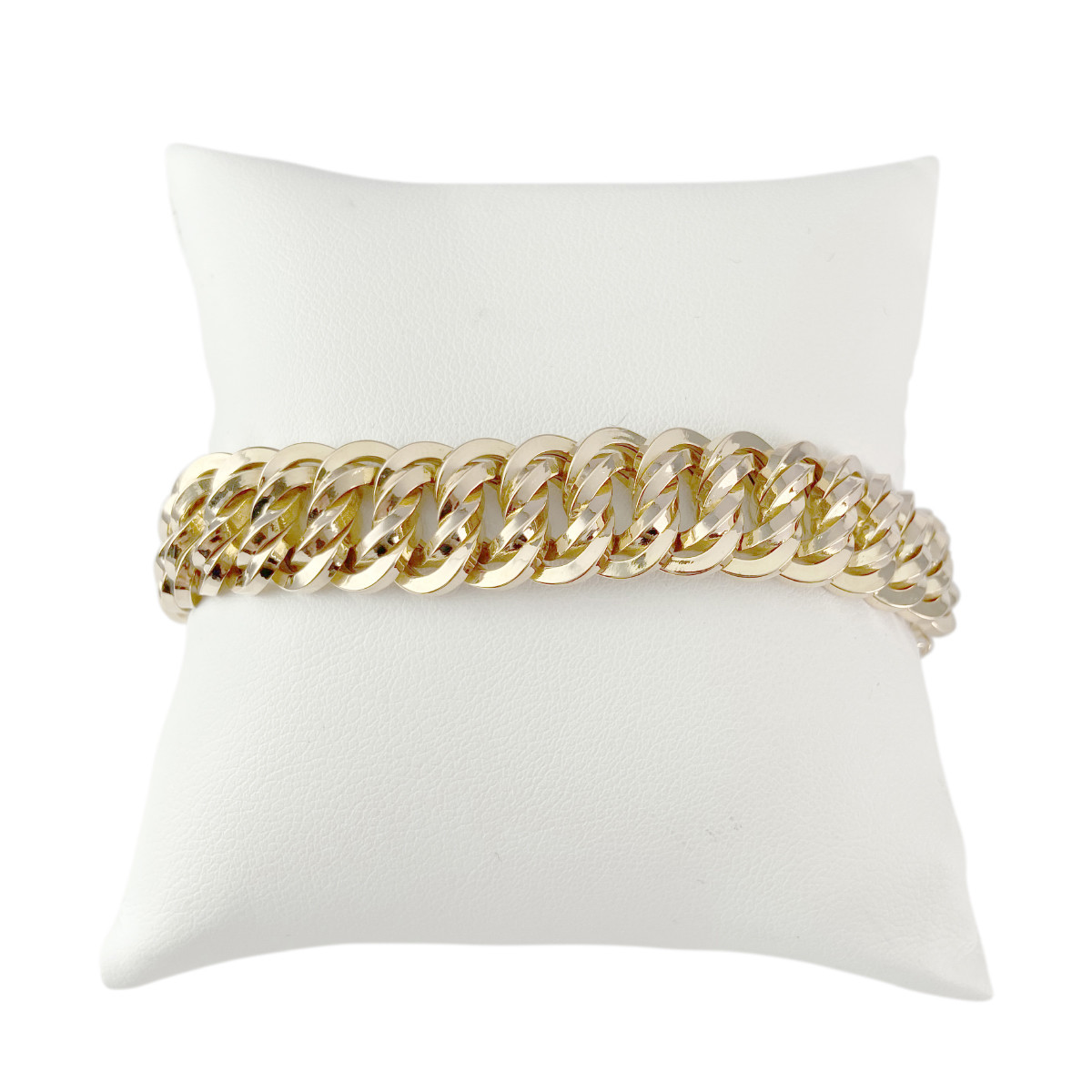 Bracelet d'occasion or 750 jaune 17 cm