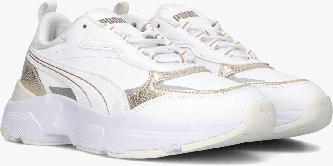 PUMA witte puma lage sneakers cassia