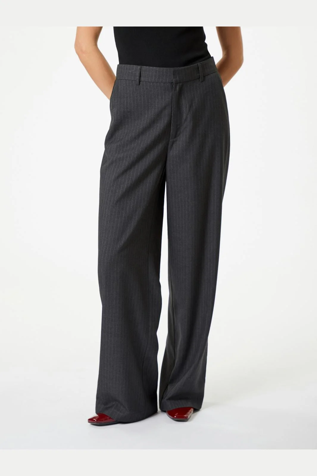 Neo Noir Emmett Pinstripe Pants