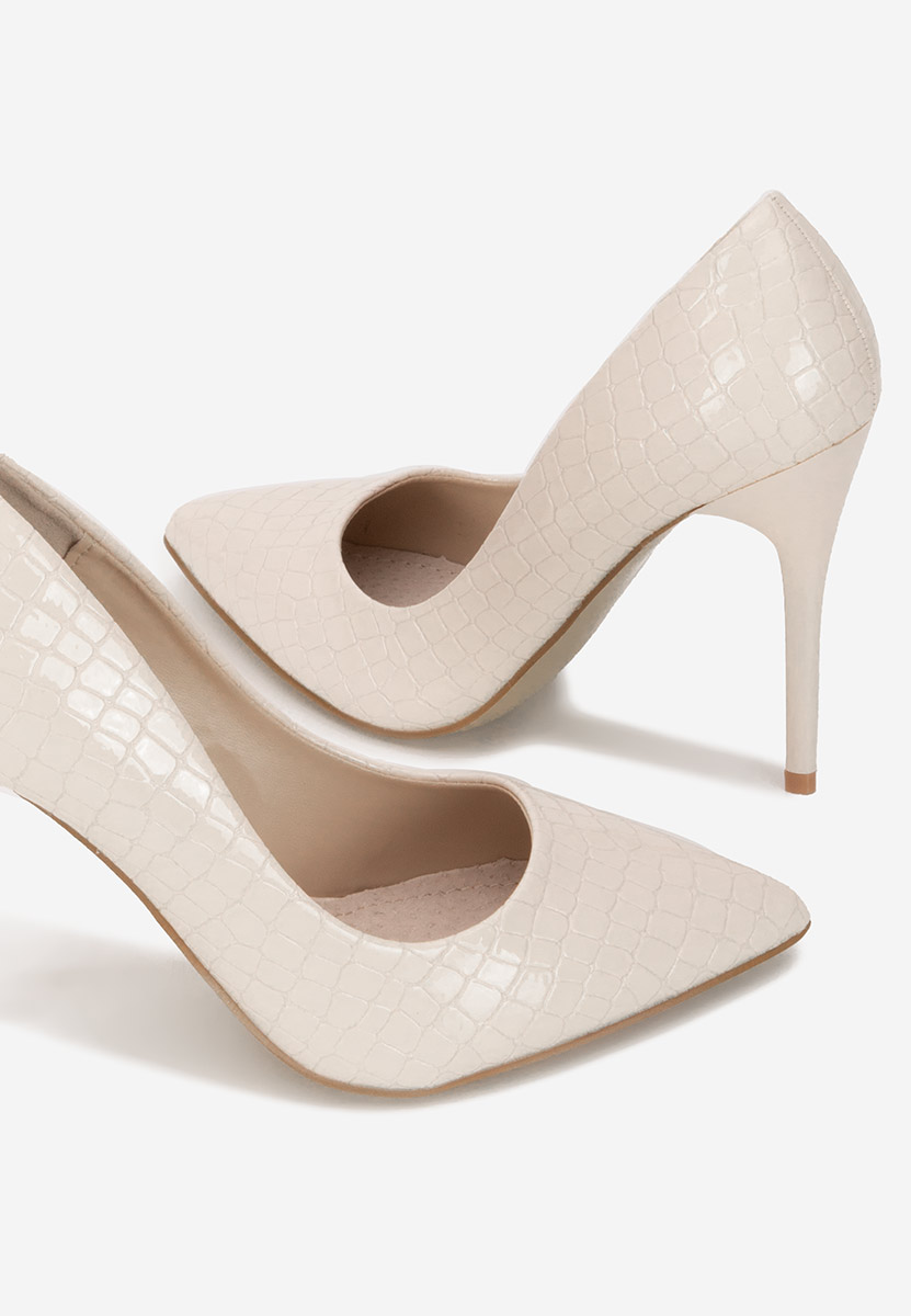 Chaussures stiletto beige Anemonia