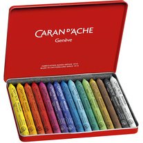 Pastel à la cire NEOCOLOR I, étui métal de 40