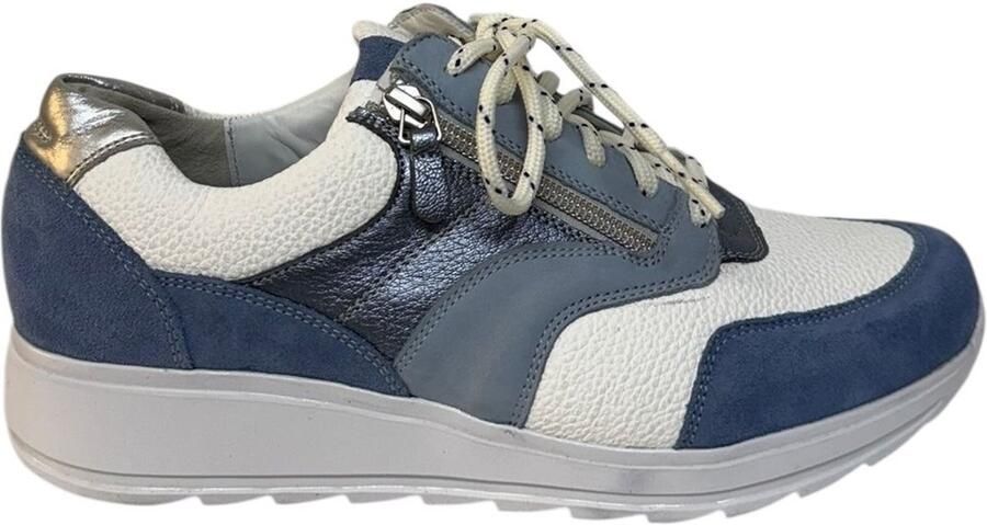 Durea 6279~K~~~~~~~~~~~~~~~~~~~~~~~~ Lage sneakersDames sneakers Blauw