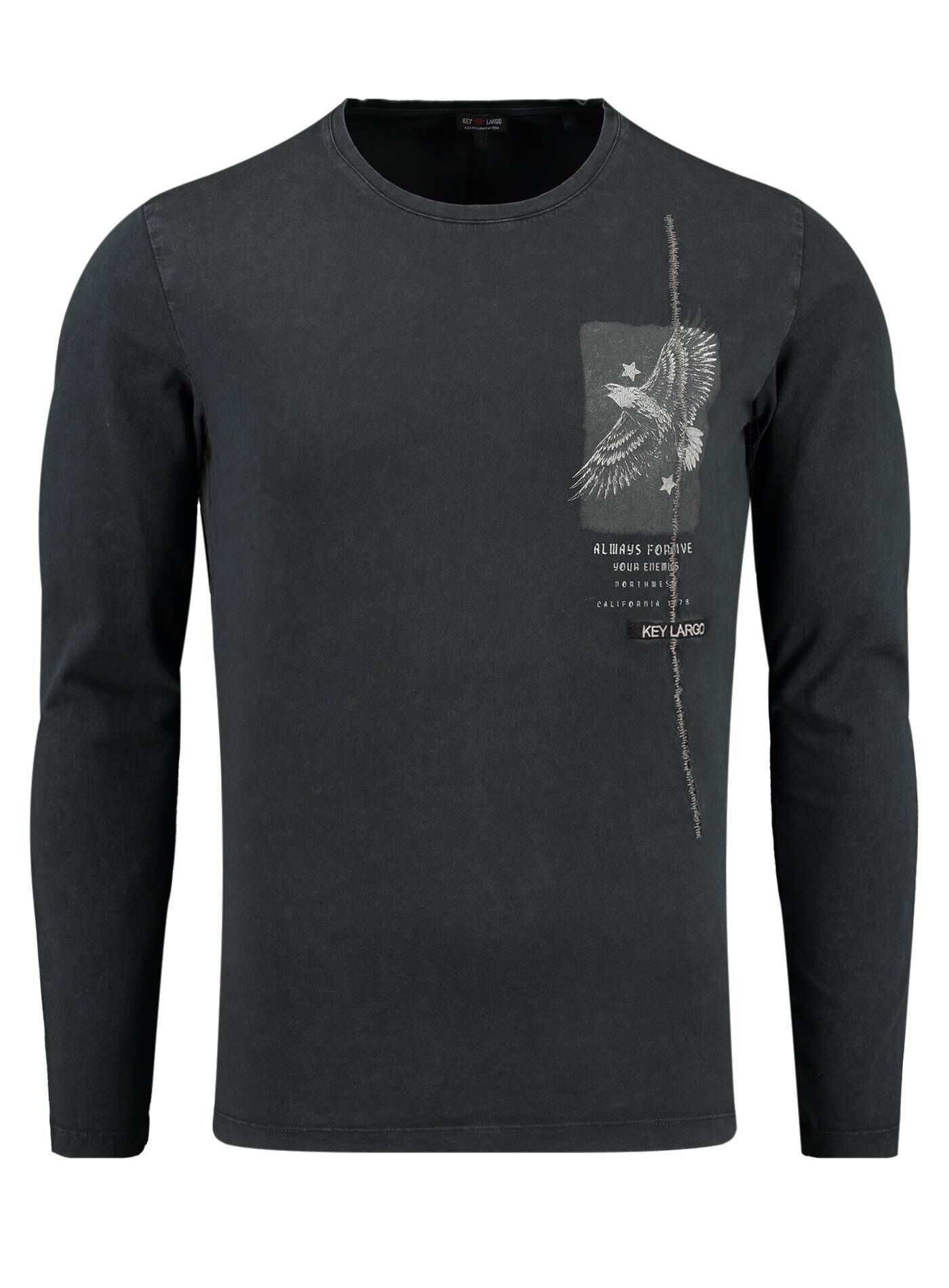 Key Largo| Herren Longsleeve MLS ENEMIES ROUND