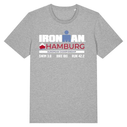 T-Shirt Manches Courtes Ironman Hamburg Gris Homme