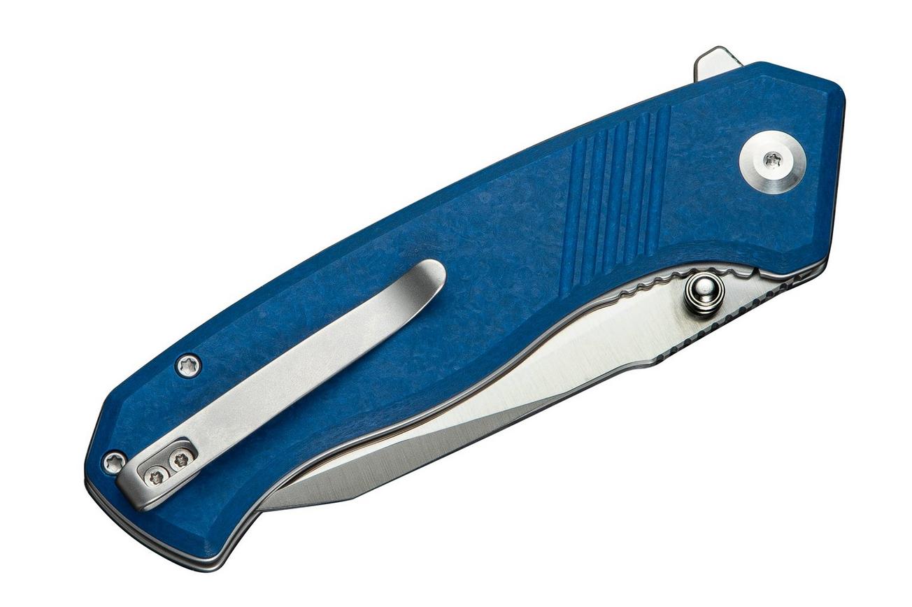 Civivi Placoid C23079-2 Satin 14C28N, Blue Shredded G10, zakmes