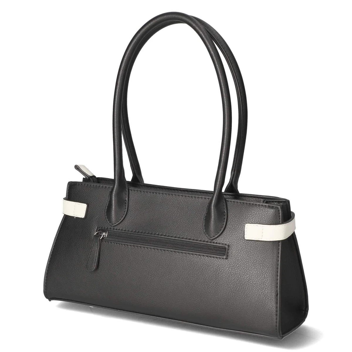 KaerlekSchultertasche - schwarz/weiß