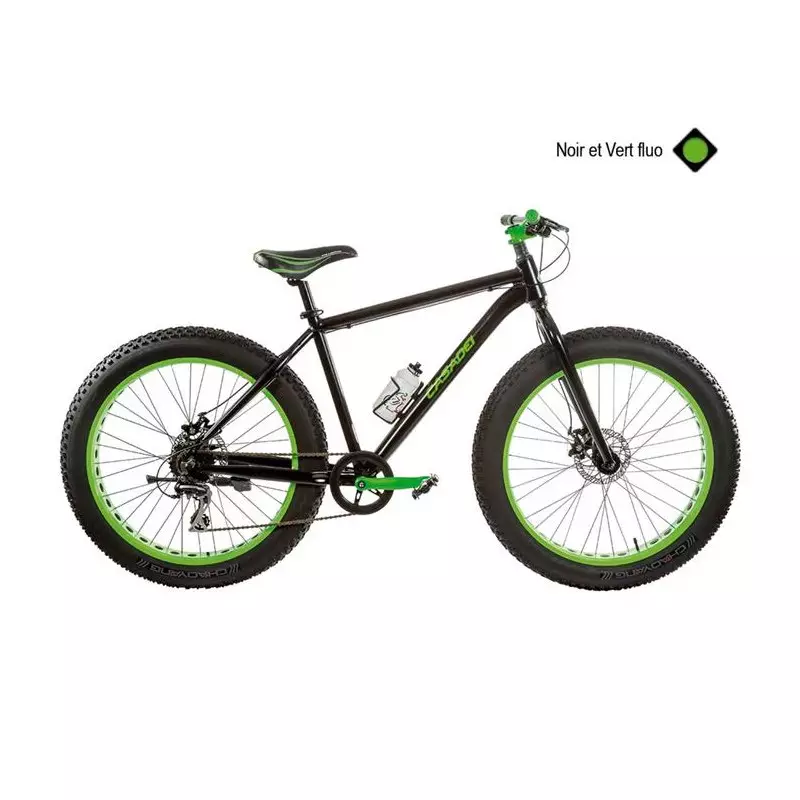 Vélo CASADEI mtb 26 fatbike 8v disc h48 noir vert