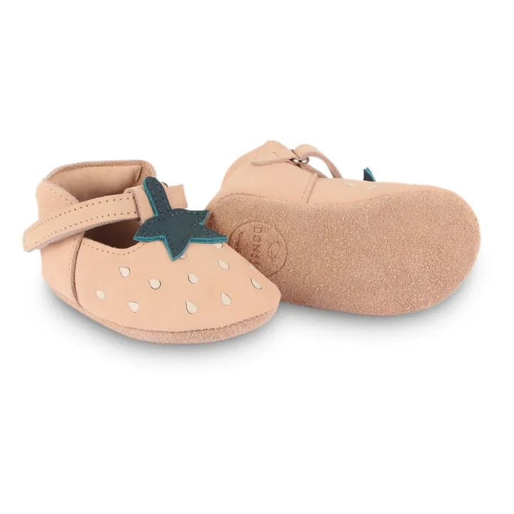 Donsje Chaussons Nanoe Nubuck | Rose pêche
