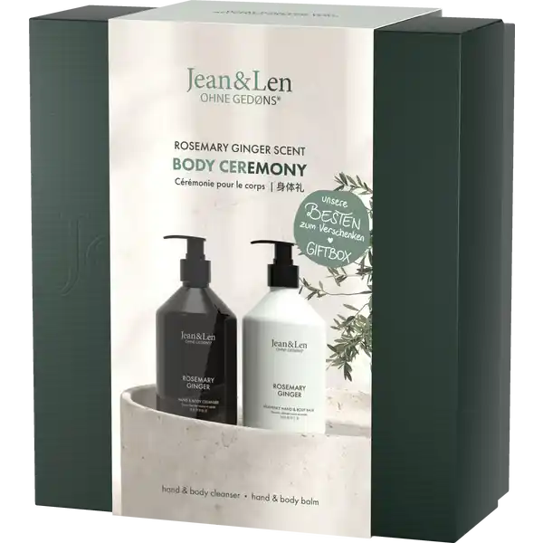 Body Ceremony Rosmarin Ginger Geschenkset