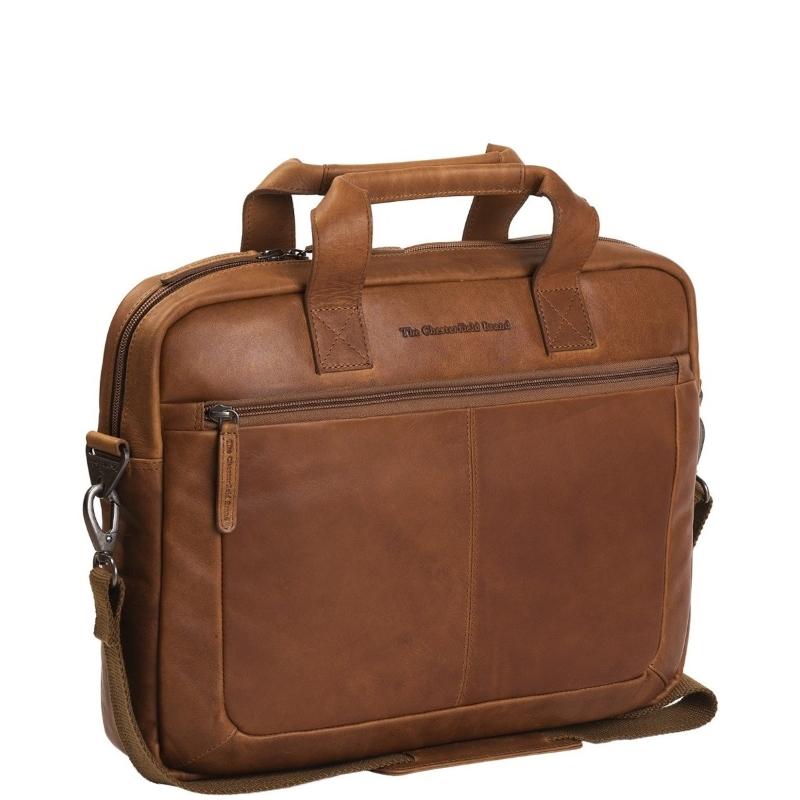 Chesterfield Brand Laptoptas Calvi Cognac