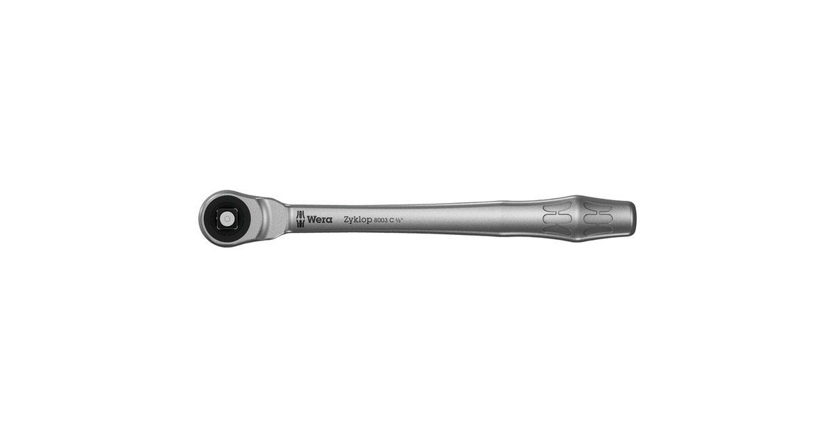 Wera8100 SA 7 Zyklop Metal-ratelset doorsteekvierkant 1/4