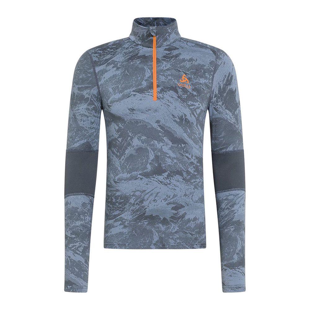 Odlo WHISTLER ECO - Sous-couche Homme folkstone gray/india ink