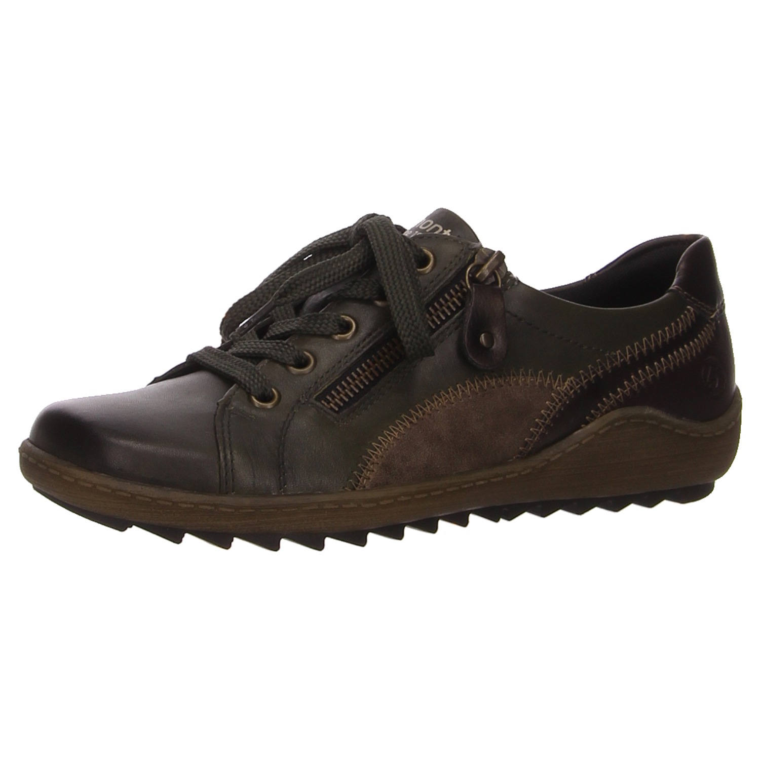 Remonte Schnürschuh dunkelgrün grün