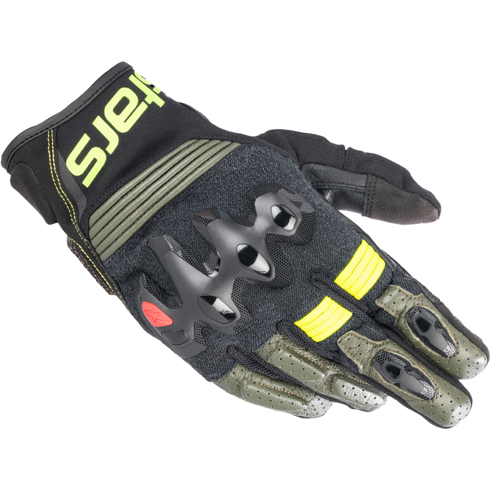 Alpinestars - Gants Halo Noir / Jaune fluo