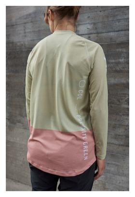 Maillot Manches Longues Femme Poc MTB Pure Rose/Vert