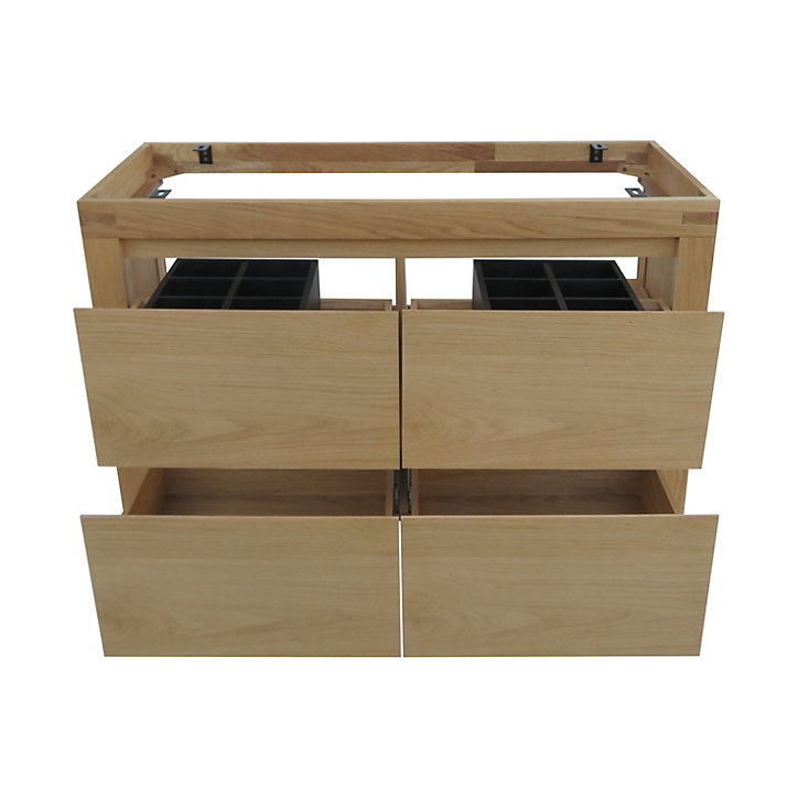 Meuble sous vasque à poser Harmon bois 120 cm