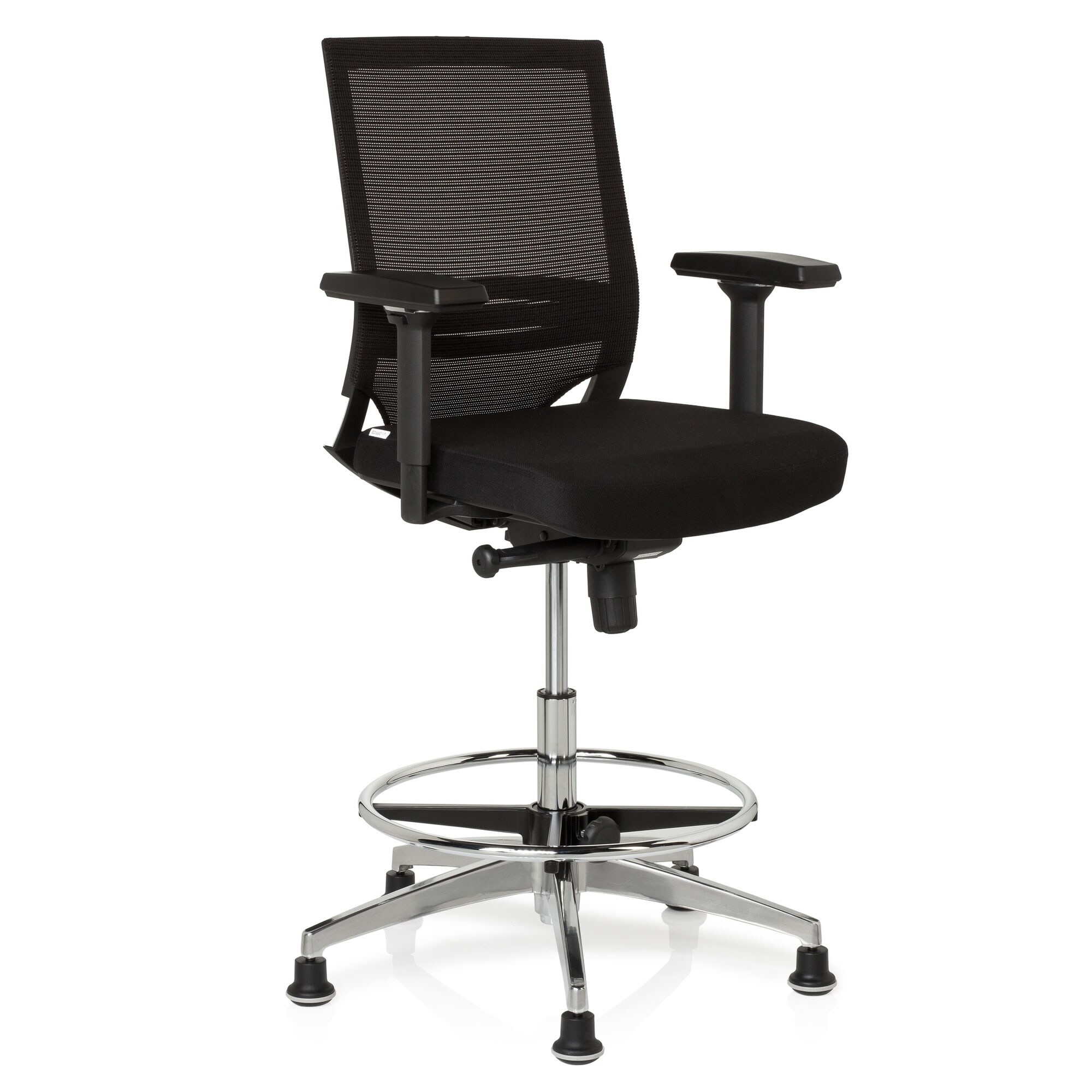 Counterstuhl TOP WORK 77 Stoff mit Armlehnen (höhenverstellbar) hjh OFFICE