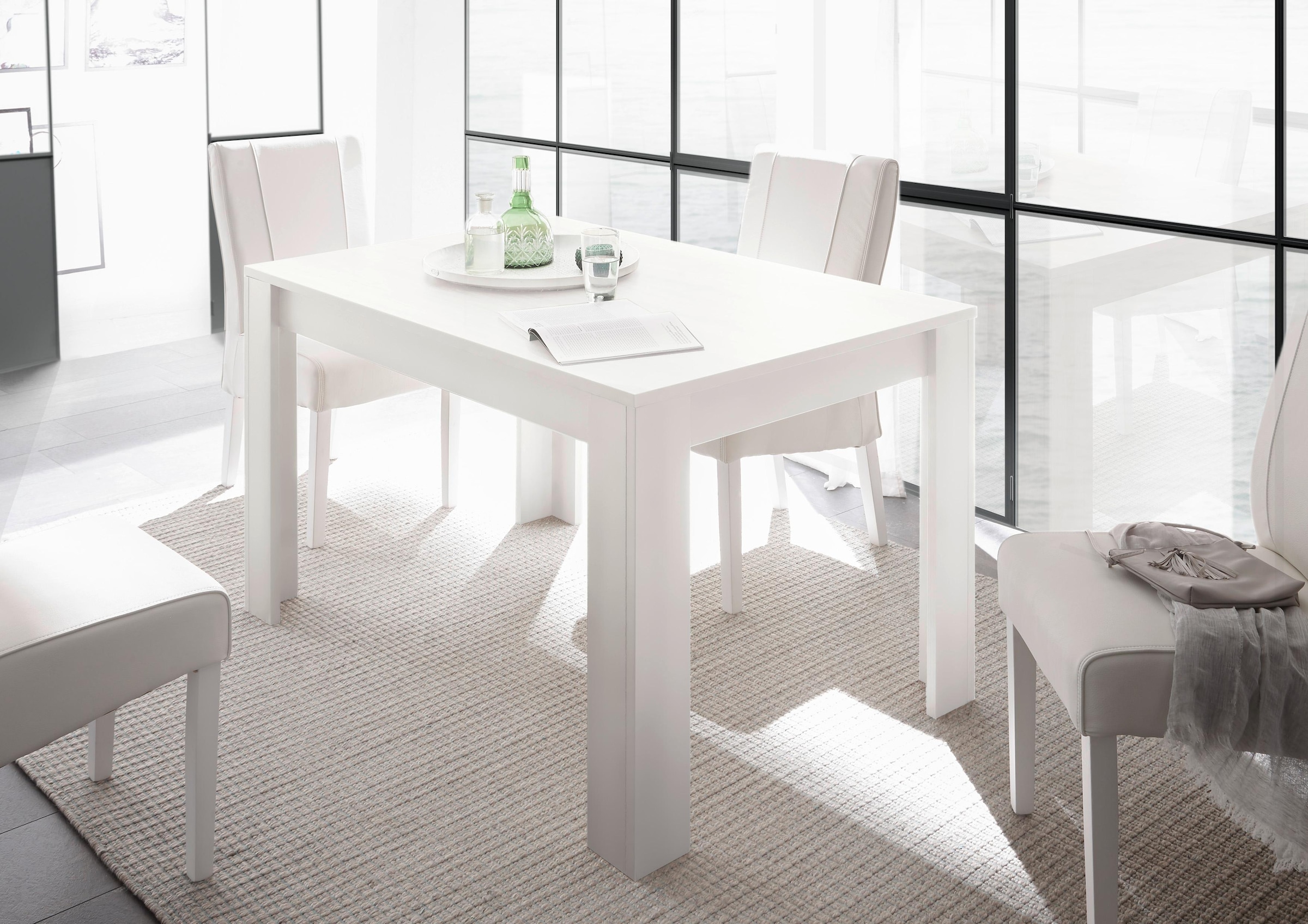 INOSIGN Esstisch »Firenze« Beite 137-185 cm, inkl. Ansteckplatte