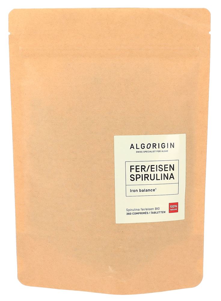 ALGORIGIN Spirulina Eisen Tabl Bio Btl 360 Stk