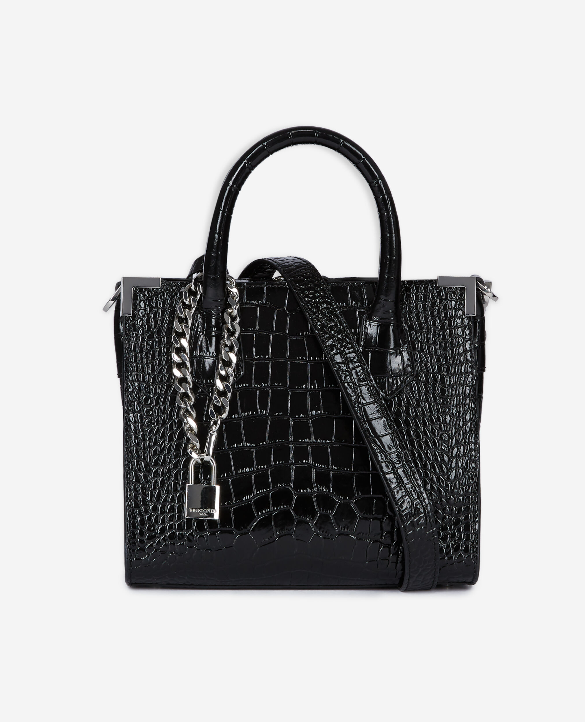 Sac Ming medium en cuir noir