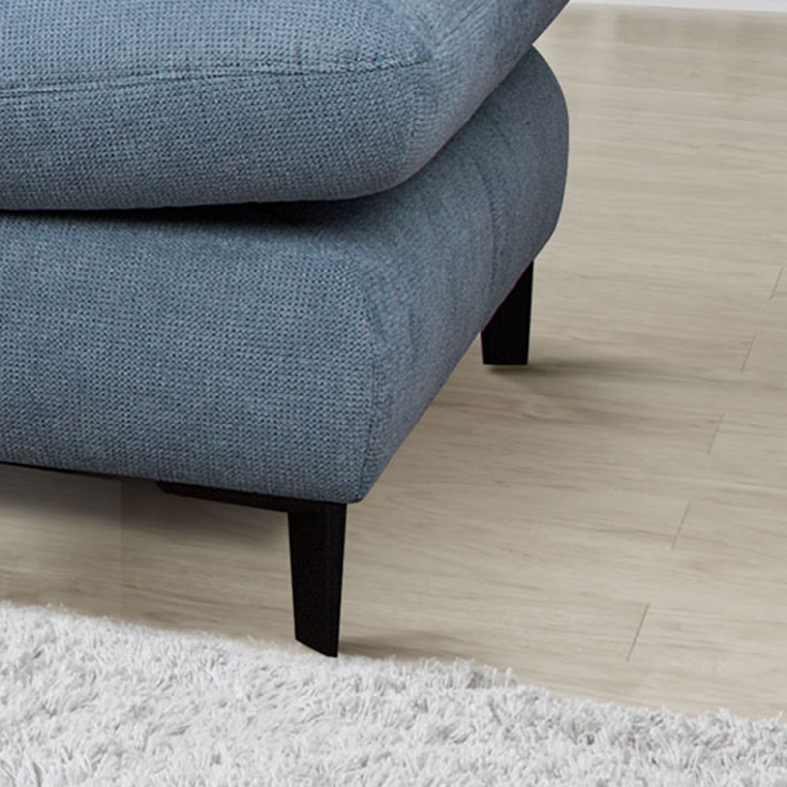 Ecksofa - flieder - Recamiere links - Basismodell