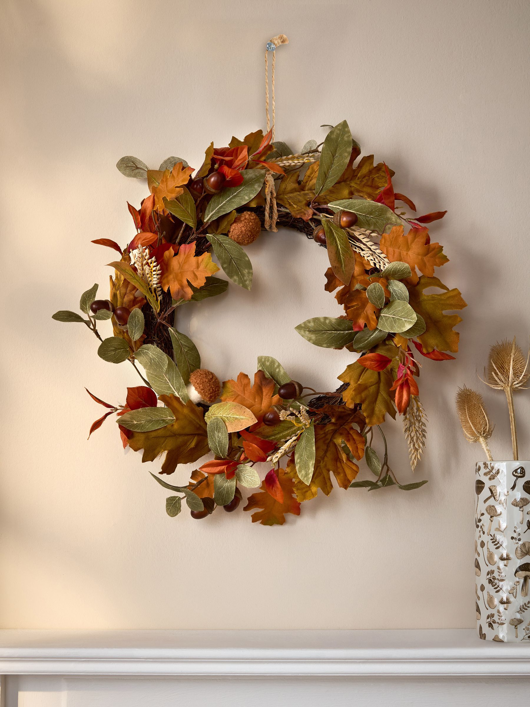 Herfstachtige eikelkrans