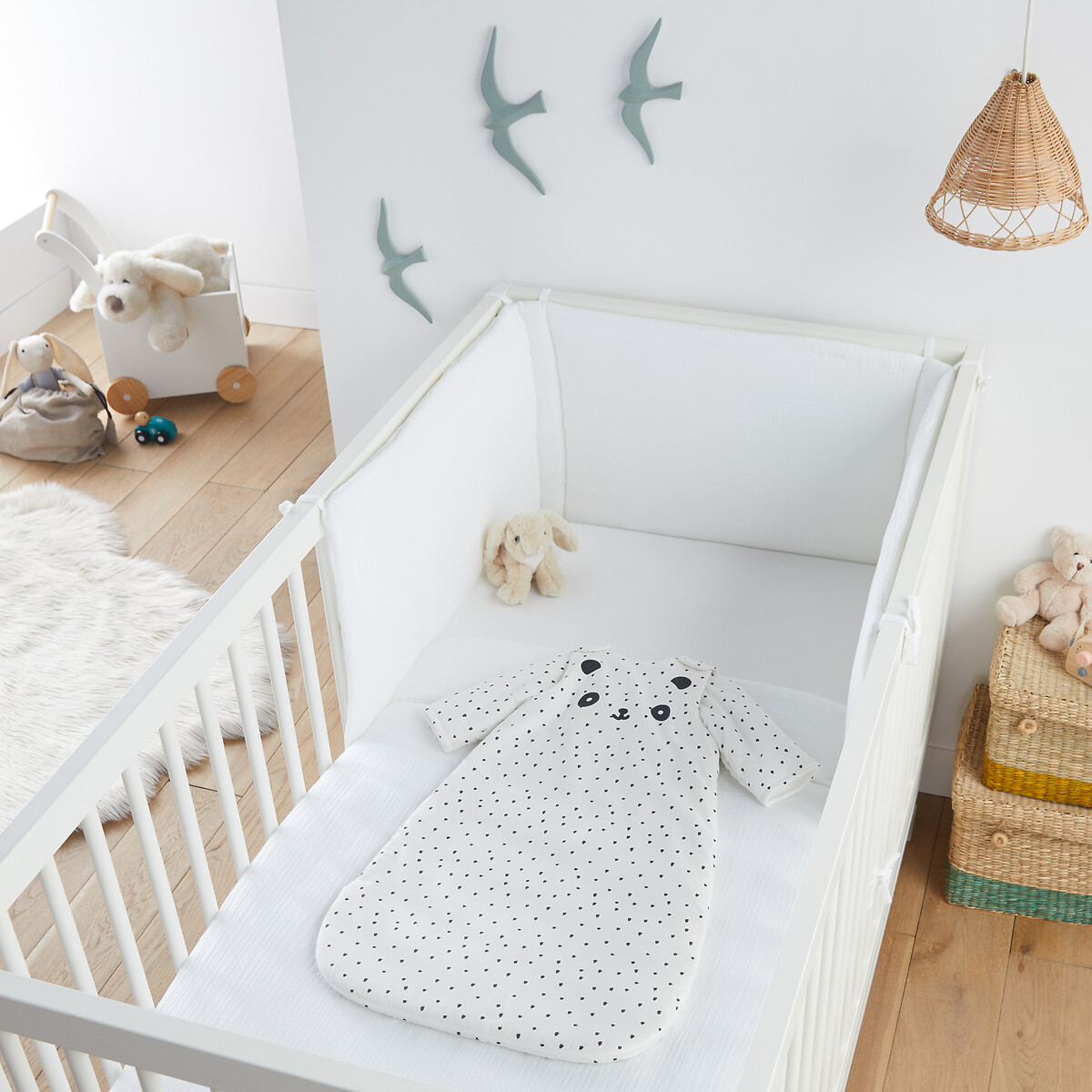 LA REDOUTE INTERIEURS<br>Saco de dormir em algodão percal