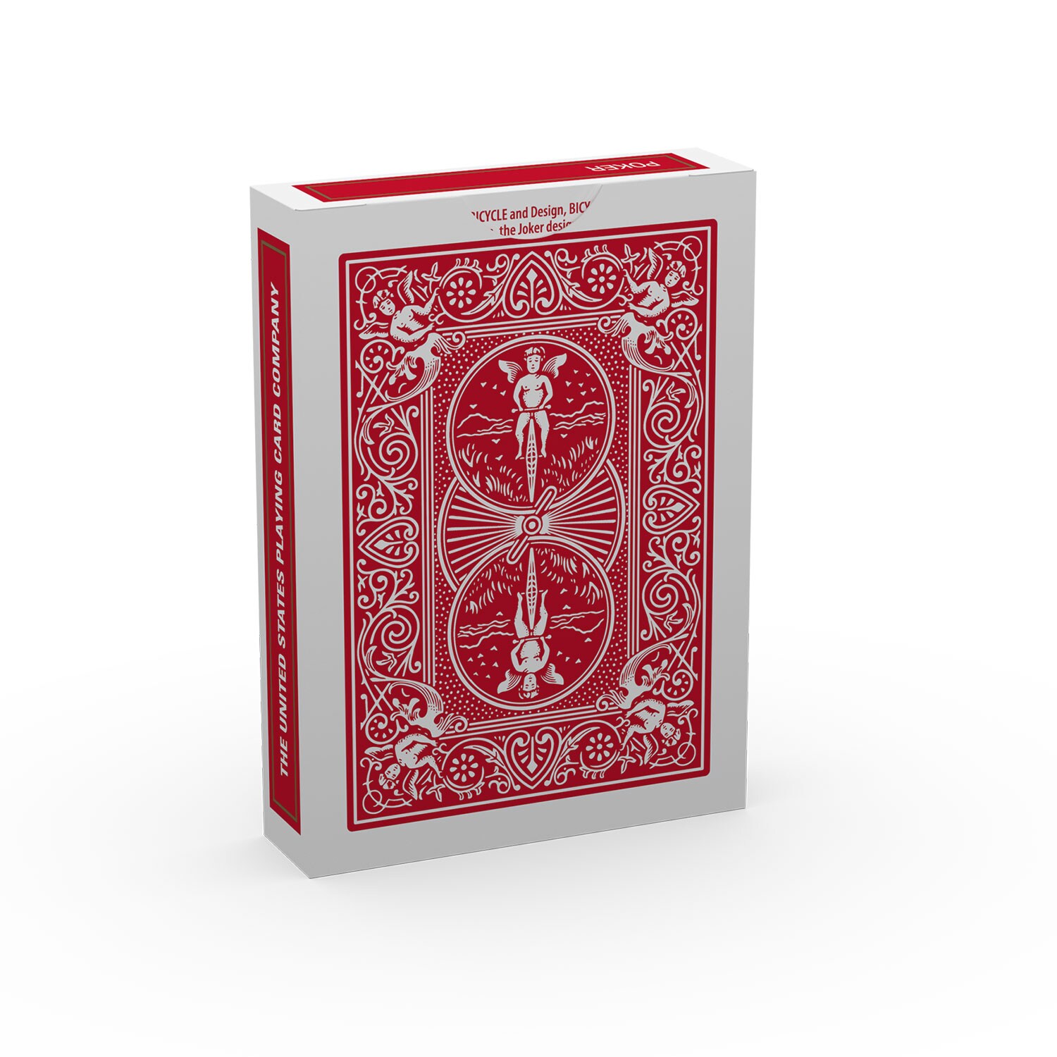 Bicycle® Kartendeck - Rider Back Standard Index (807 Classic Tuck, rot) Kartenspiel Spielkarten Kartentricks