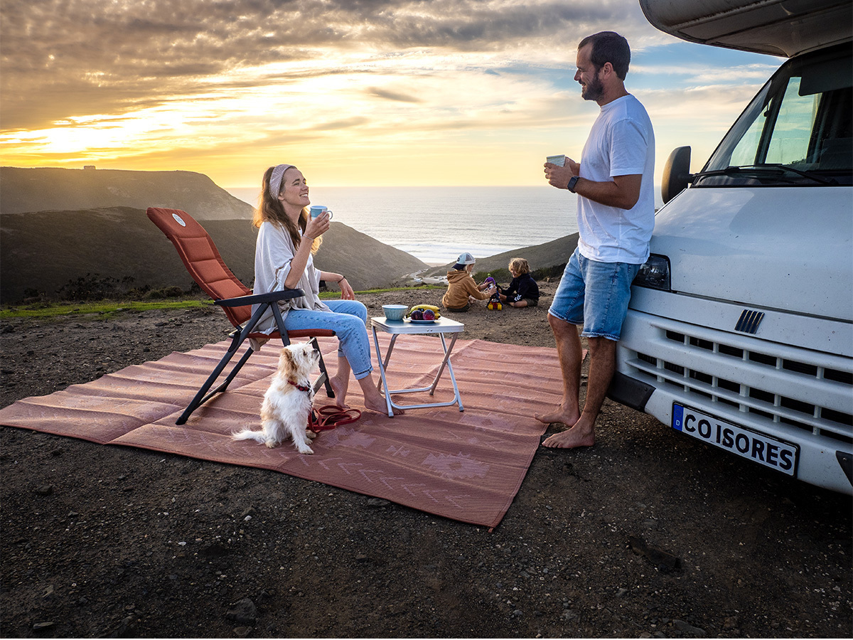 Wander Wonder Patio Mat Bohemian Clay 340 x 250 cm tenttapijt