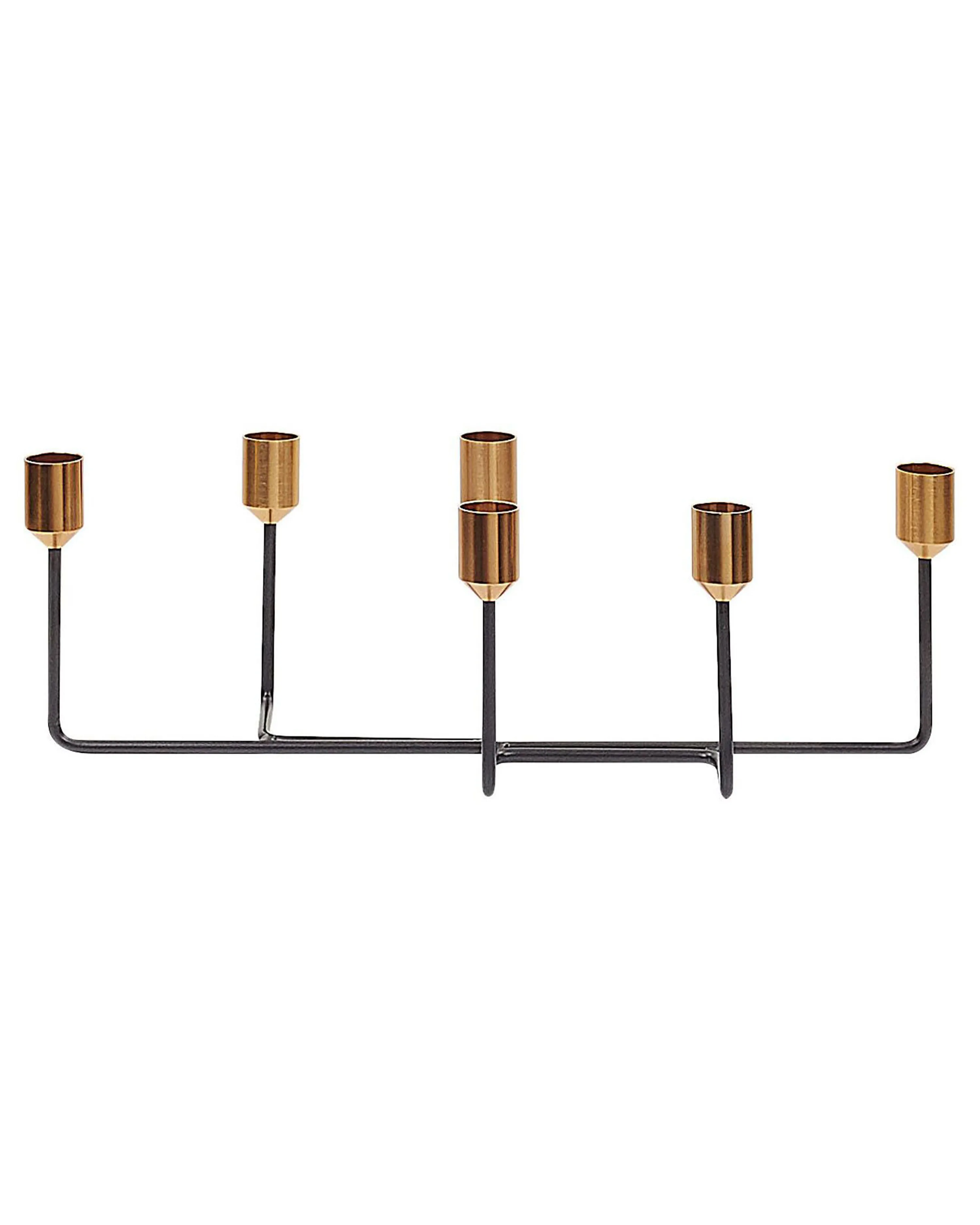 Kaarshouder BANGKA Metaal 12 cm Zwart