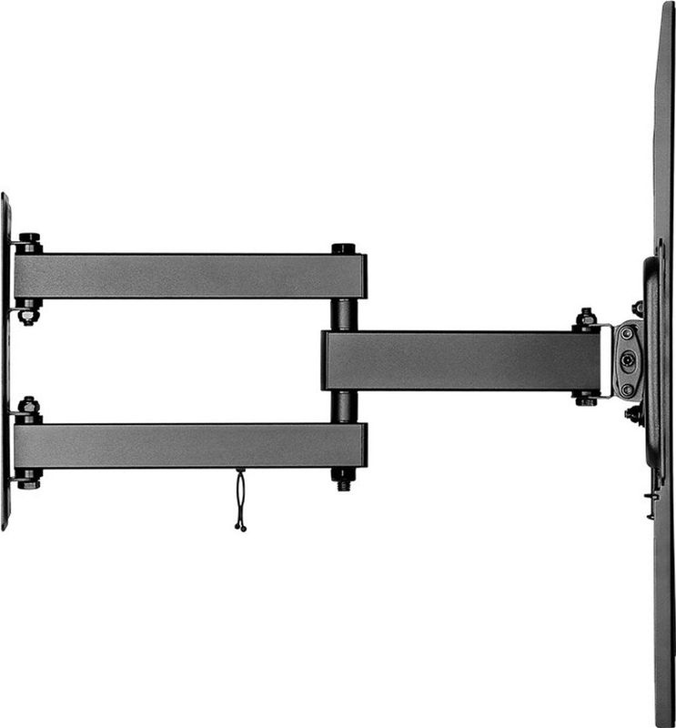 Tv muurbeugel voor 32-55 inch schermen - Basic - Kantelbaar en Draaibaar - Tot 35kg - Zwart