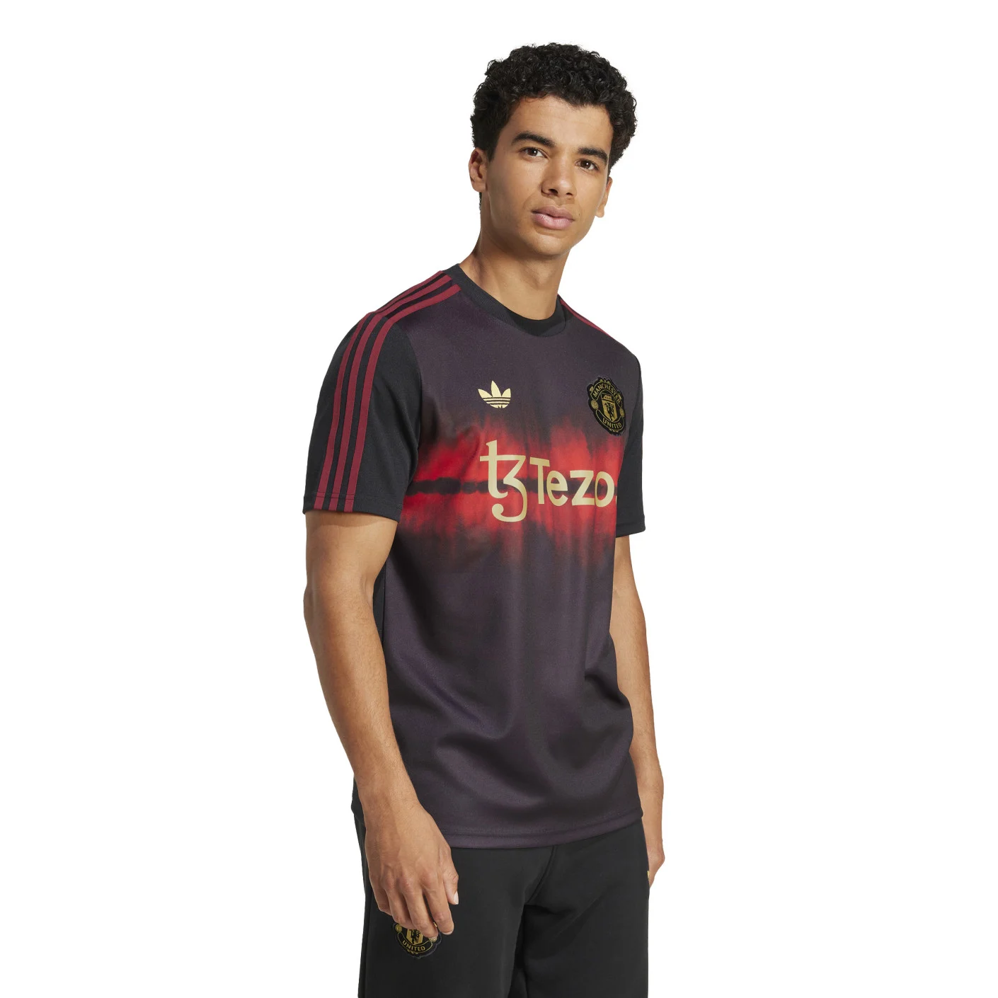 Adidas Manchester United CNY T-Shirt 2024-2025 Zwart Rood Goud