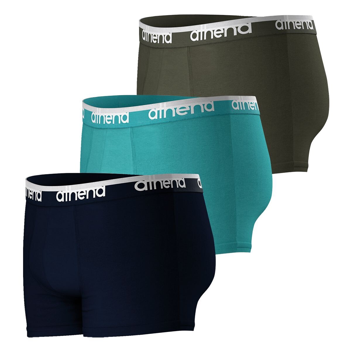 ATHENA<br>Conjunto de 3 cuecas boxer Easy Bio lisas