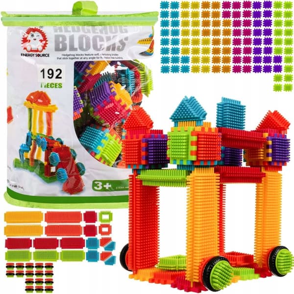 Byggeklosser pinnsvin - 192 stk