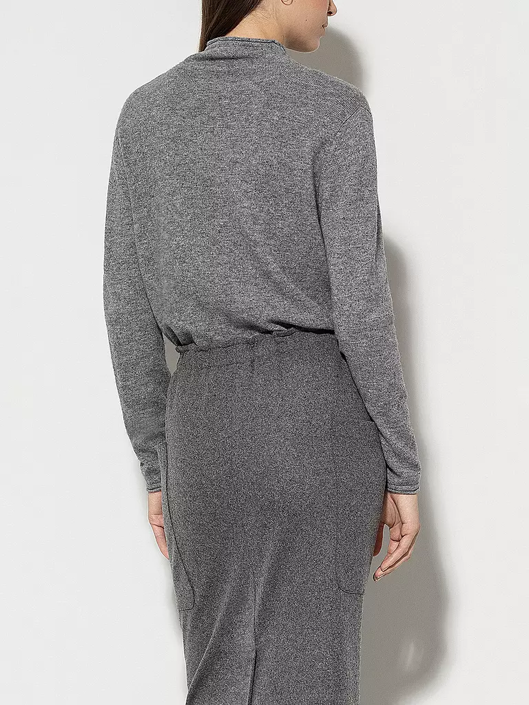 LUISA CERANO Rollkragenpullover grau