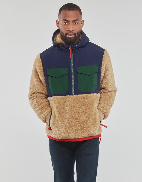 Polo Ralph Lauren - POLAIRE SHERPA ENFILABLE Camel / Multicolor