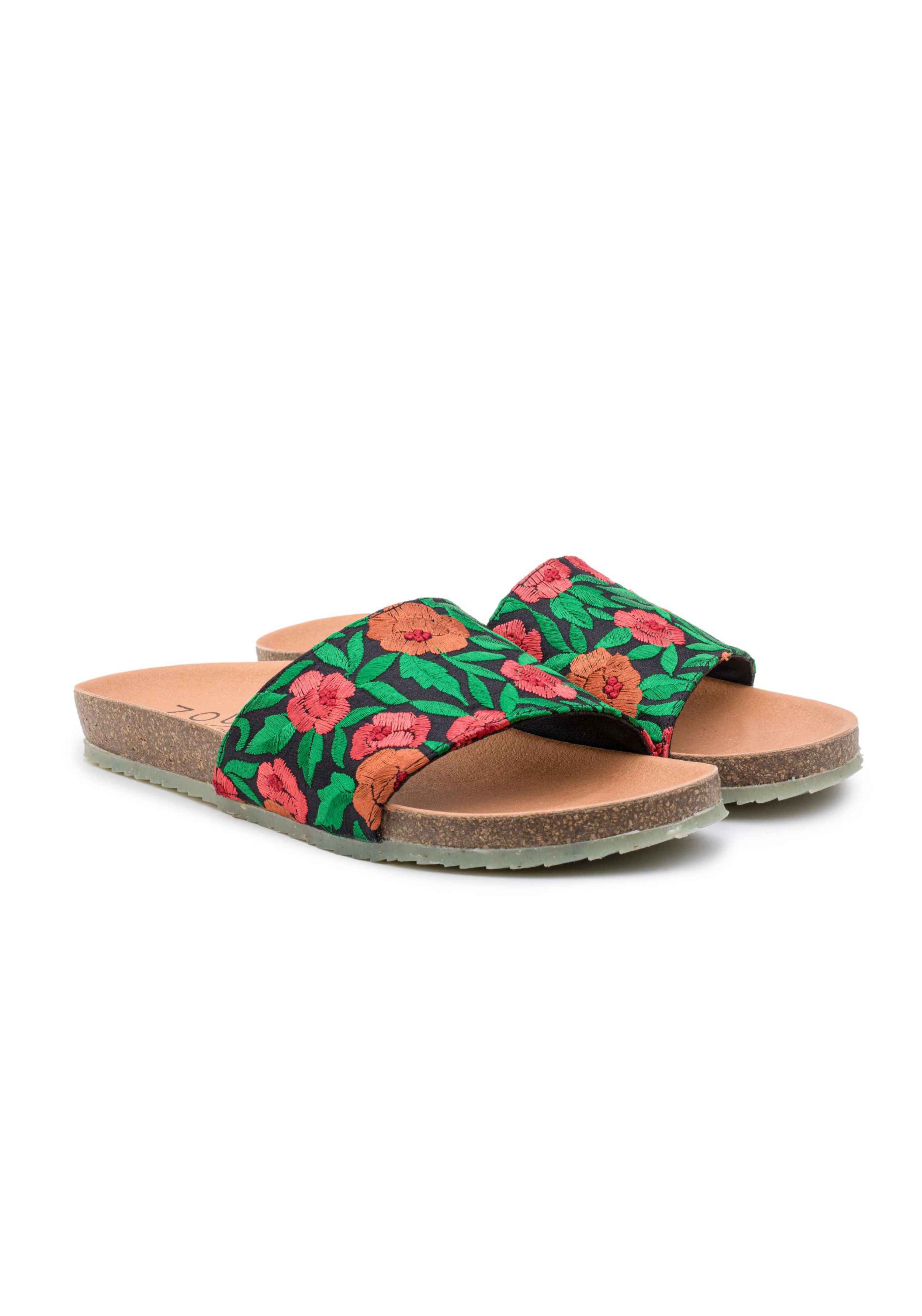 Zouri from the Ocean Sandalen Heritage Wave Black - vegan