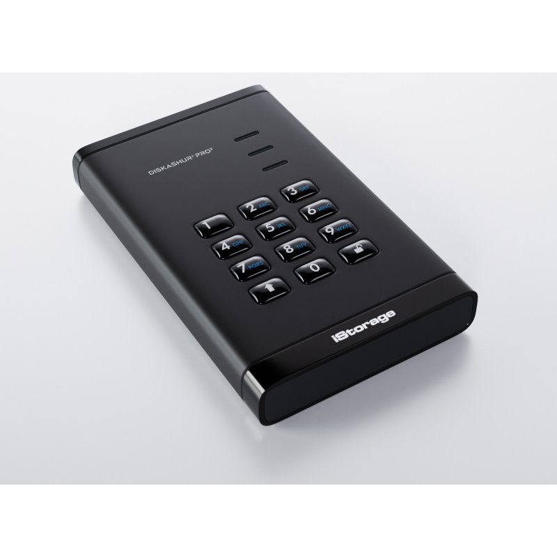 iStorage diskAshur PRO3 HDD 256-bit 500GB FIPS 140-3 Level 3