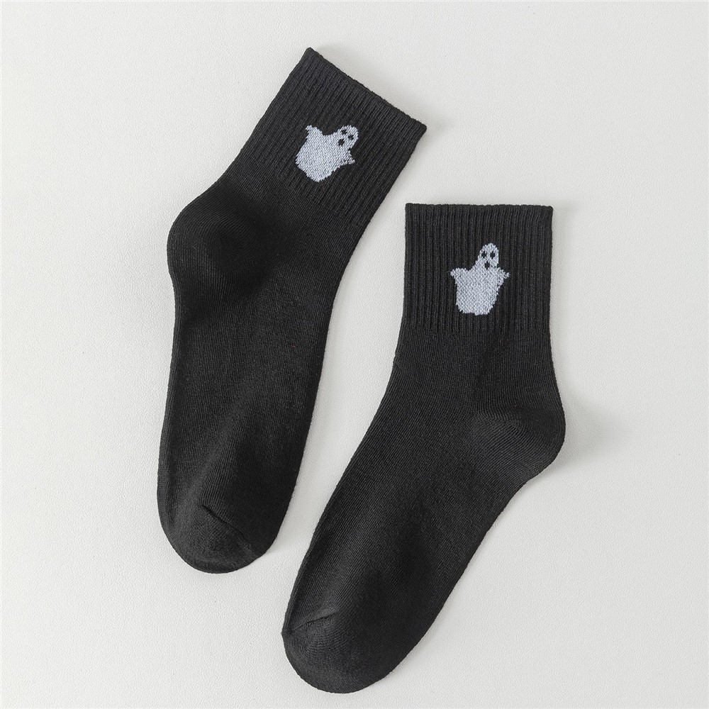 (5 Paar) Unisex Socken Halloween Fashion Strümpfe Füsslinge (One Size) - Bunt