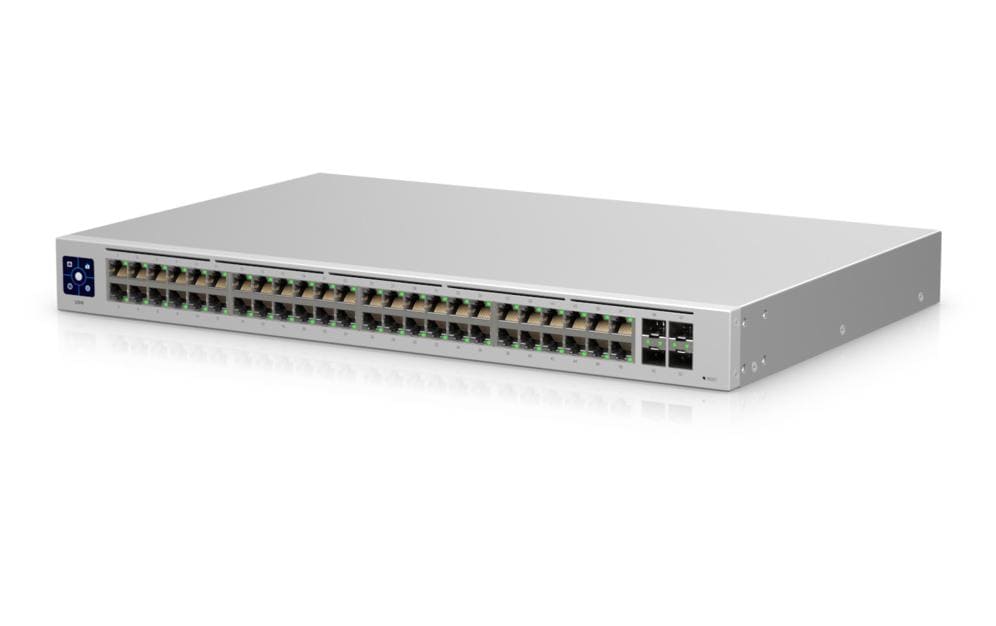 Switch USW-48 52 Port<br>UniFi USW 48-Port Gigabit Switch mit 4x SFP, lüfterlos