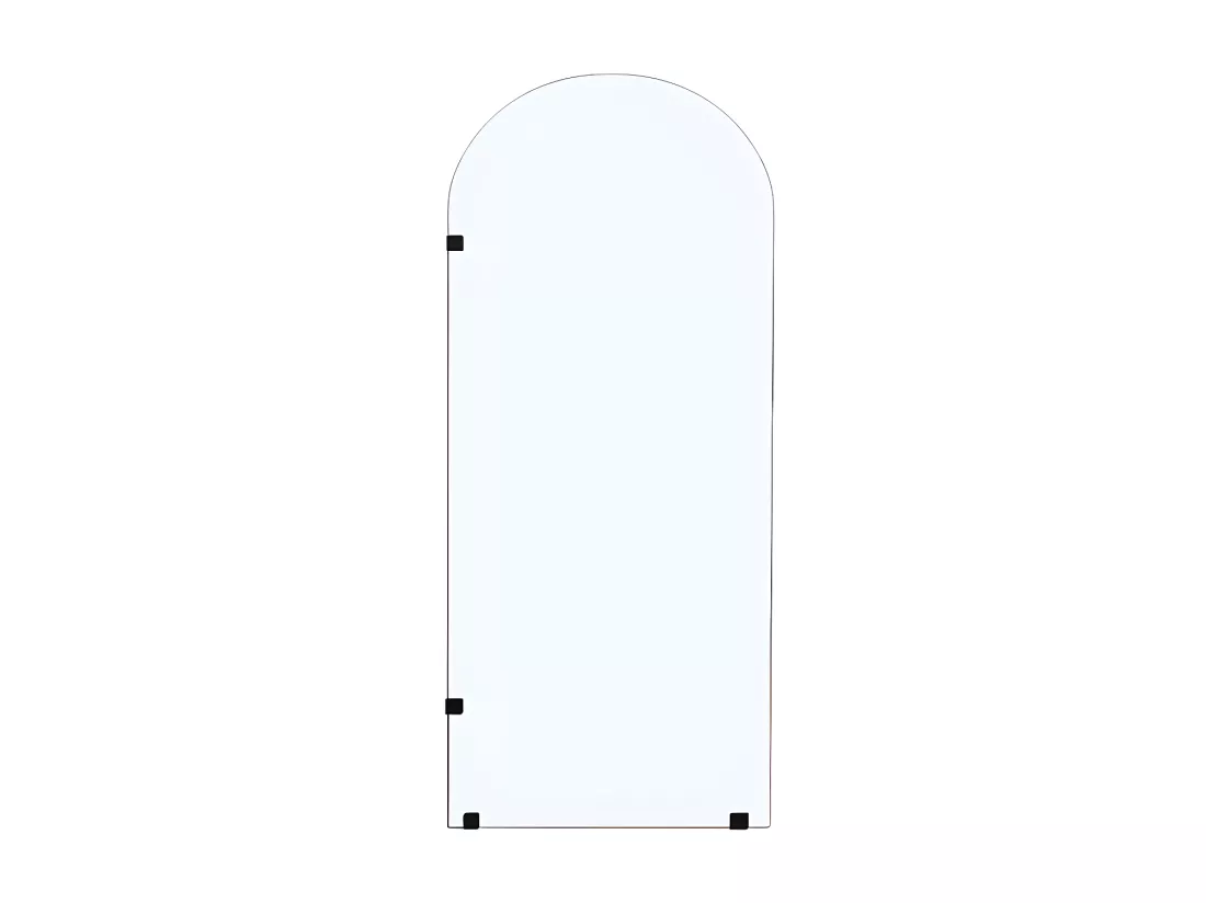 Paroi de douche à l'italienne arrondie - 90 x 215 cm - AIRLIE