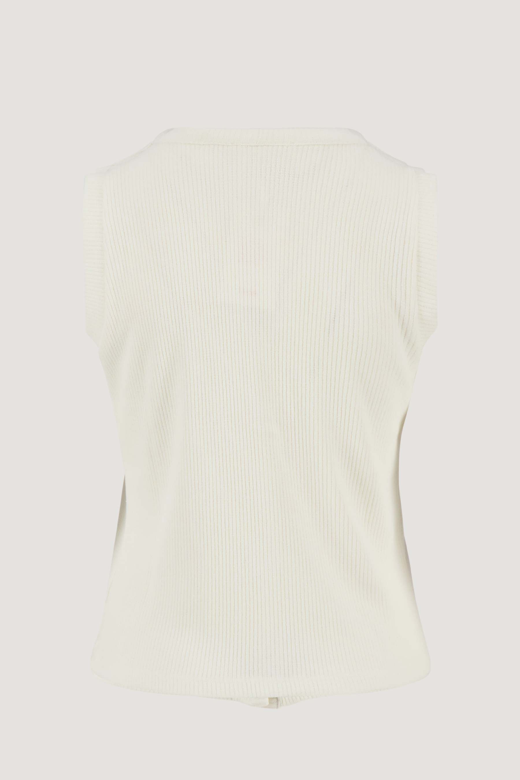 singlet rib met knopen