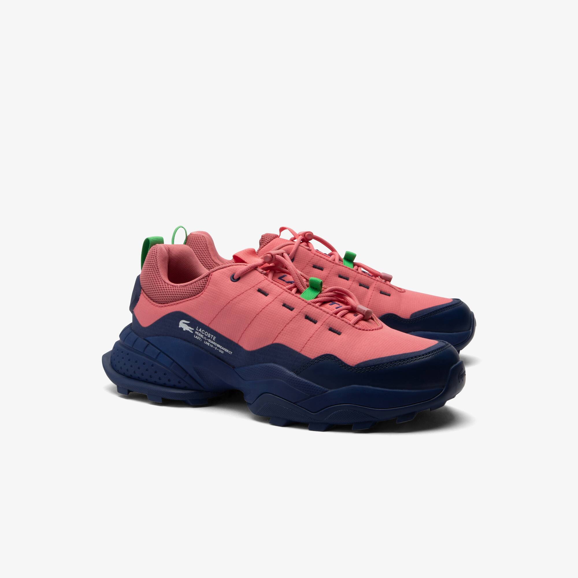 Sneaker Outdoor L-Guard Breaker CT homme en nylon ripstop Outdoor - Rose - Lacoste - Homme